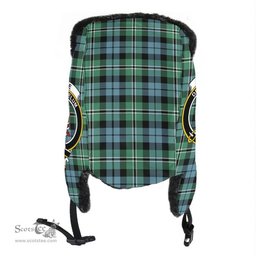 Scottish Melville Clans Tartan Trapper Hat - Crest Classic Scottish Plaid Tartan Plaid