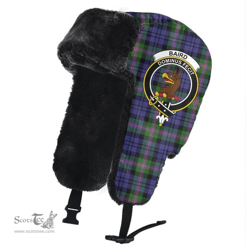 Scottish Baird Modern Clans Tartan Trapper Hat - Crest Classic Scottish Plaid Tartan Plaid