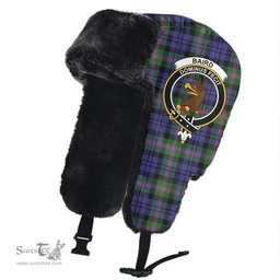 Scottish Baird Modern Clans Tartan Trapper Hat - Crest Classic Scottish Plaid Tartan Plaid