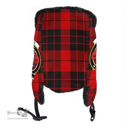 Scottish MacLeod of Raasay Clans Tartan Trapper Hat - Crest Classic Scottish Plaid Tartan Plaid