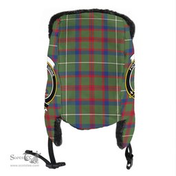 Scottish Shaw Green Modern Clans Tartan Trapper Hat - Crest Classic Scottish Plaid Tartan Plaid