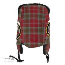 Scottish Lindsay Weathered Clans Tartan Trapper Hat - Crest Classic Scottish Plaid Tartan Plaid
