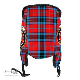 Scottish MacTavish Modern Clans Tartan Trapper Hat - Crest Classic Scottish Plaid Tartan Plaid