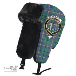 Scottish Carmichael Ancient Clans Tartan Trapper Hat - Crest Classic Scottish Plaid Tartan Plaid
