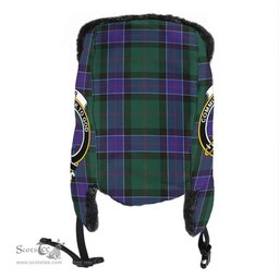 Scottish Sinclair Hunting Modern Clans Tartan Trapper Hat - Crest Classic Scottish Plaid Tartan Plaid
