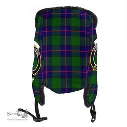 Scottish Shaw Modern Clans Tartan Trapper Hat - Crest Classic Scottish Plaid Tartan Plaid