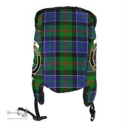 Scottish Paterson Clans Tartan Trapper Hat - Crest Classic Scottish Plaid Tartan Plaid