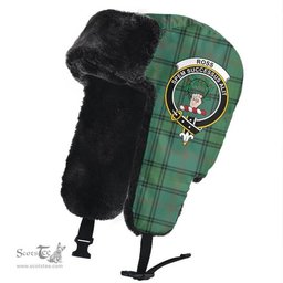 Scottish Ross Hunting Ancient Clans Tartan Trapper Hat - Crest Classic Scottish Plaid Tartan Plaid