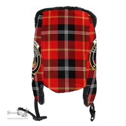 Scottish Marjoribanks Clans Tartan Trapper Hat - Crest Classic Scottish Plaid Tartan Plaid
