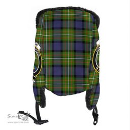 Scottish Fergusson Modern Clans Tartan Trapper Hat - Crest Classic Scottish Plaid Tartan Plaid
