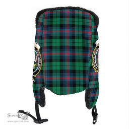 Scottish Urquhart Broad Red Ancient Clans Tartan Trapper Hat - Crest Classic Scottish Plaid Tartan Plaid