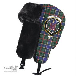 Scottish Ogilvie Hunting Modern Clans Tartan Trapper Hat - Crest Classic Scottish Plaid Tartan Plaid