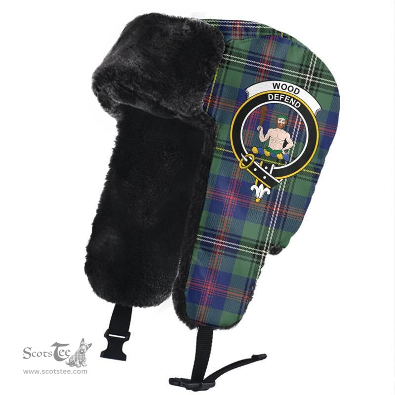Scottish Wood Modern Clans Tartan Trapper Hat - Crest Classic Scottish Plaid Tartan Plaid