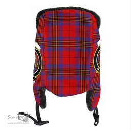 Scottish Leslie Modern Clans Tartan Trapper Hat - Crest Classic Scottish Plaid Tartan Plaid