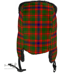 Scottish Kinninmont Clan Tartan Trapper Hat - Classic Scottish Plaid Tartan Plaid