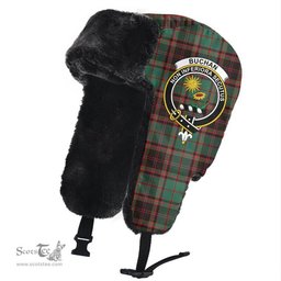 Scottish Buchan Modern Clans Tartan Trapper Hat - Crest Classic Scottish Plaid Tartan Plaid