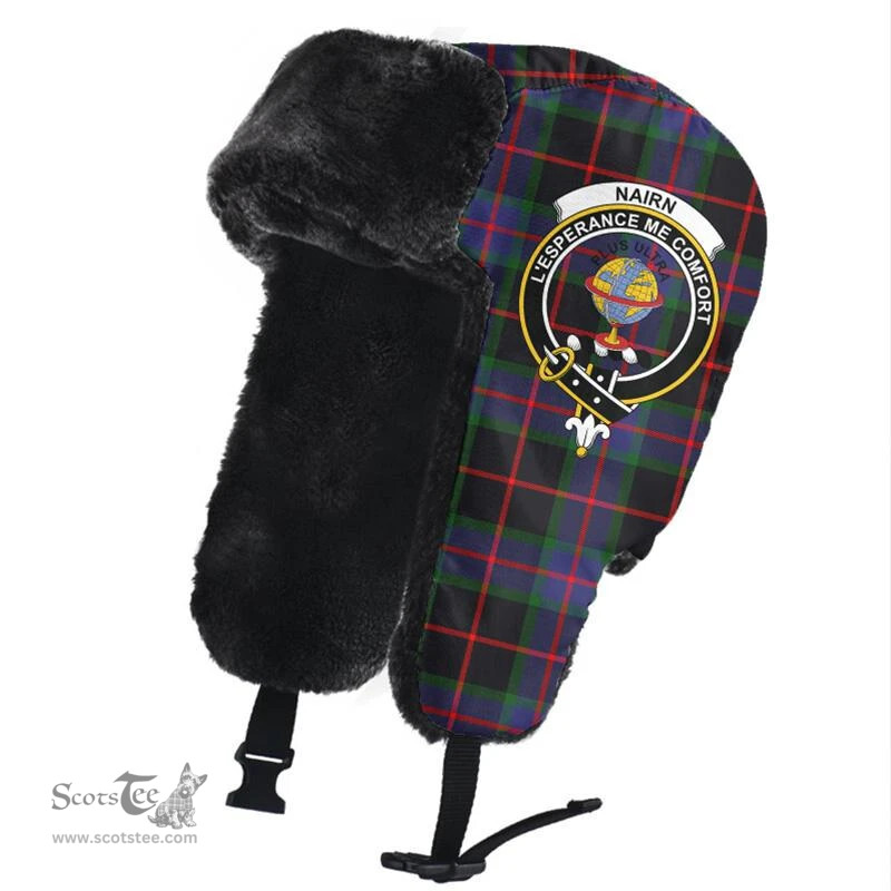 Scottish Nairn Clans Tartan Trapper Hat - Crest Classic Scottish Plaid Tartan Plaid