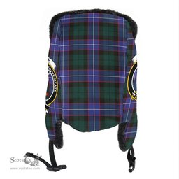 Scottish Guthrie Modern Clans Tartan Trapper Hat - Crest Classic Scottish Plaid Tartan Plaid