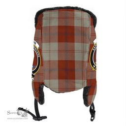 Scottish Davidson Dress Dancers Clans Tartan Trapper Hat - Crest Classic Scottish Plaid Tartan Plaid