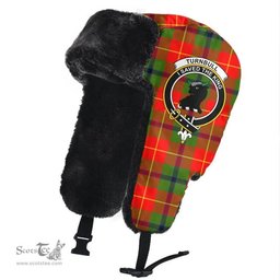 Scottish Turnbull Dress Clans Tartan Trapper Hat - Crest Classic Scottish Plaid Tartan Plaid