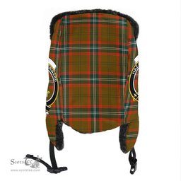 Scottish Seton Hunting Modern Clans Tartan Trapper Hat - Crest Classic Scottish Plaid Tartan Plaid