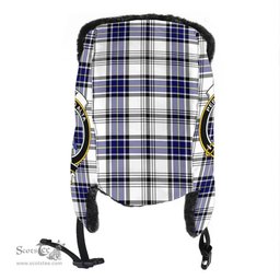 Scottish Hannay Modern Clans Tartan Trapper Hat - Crest Classic Scottish Plaid Tartan Plaid