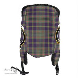 Scottish Tailyour Weathered Clans Tartan Trapper Hat - Crest Classic Scottish Plaid Tartan Plaid