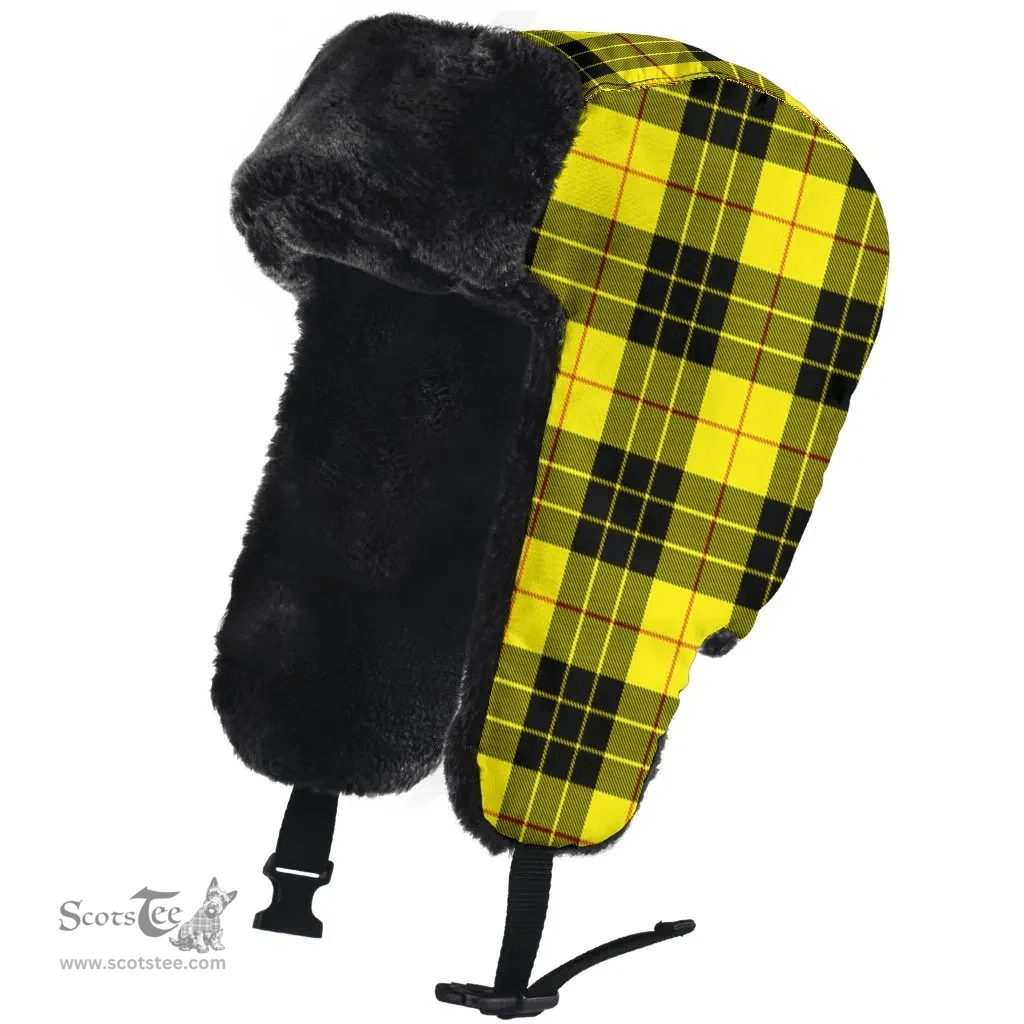 Scottish MacLeod of Lewis Modern Clan Tartan Trapper Hat - Classic Scottish Plaid Tartan Plaid