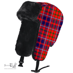 Scottish Cameron of Lochiel Clan Tartan Trapper Hat - Classic Scottish Plaid Tartan Plaid