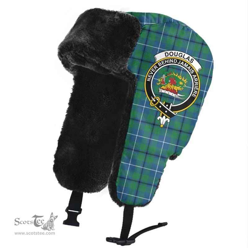 Scottish Douglas Ancient Clans Tartan Trapper Hat - Crest Classic Scottish Plaid Tartan Plaid