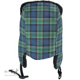 Scottish Leslie Hunting Ancient Clan Tartan Trapper Hat - Classic Scottish Plaid Tartan Plaid