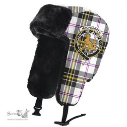 Scottish MacPherson Dress Modern Clans Tartan Trapper Hat - Crest Classic Scottish Plaid Tartan Plaid