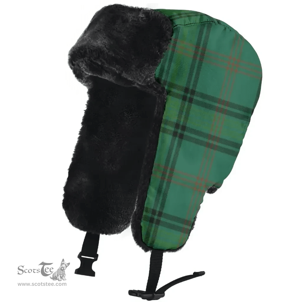 Scottish Ross Hunting Ancient Clan Tartan Trapper Hat - Classic Scottish Plaid Tartan Plaid