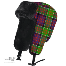 Scottish MacDonald of Clan Ranald Clan Tartan Trapper Hat - Classic Scottish Plaid Tartan Plaid