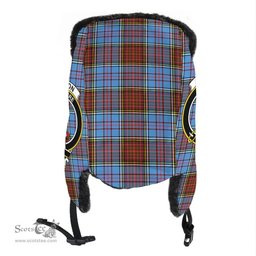Scottish Anderson Modern Clans Tartan Trapper Hat - Crest Classic Scottish Plaid Tartan Plaid