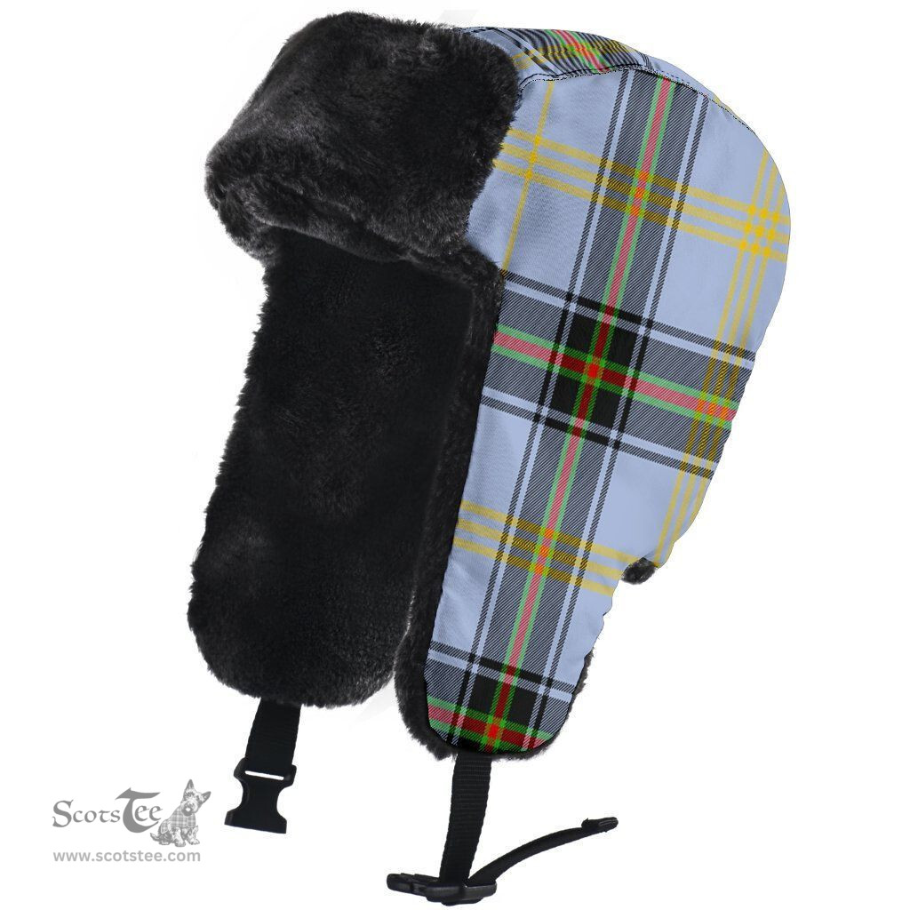 Scottish Bell of the Borders Clan Tartan Trapper Hat - Classic Scottish Plaid Tartan Plaid