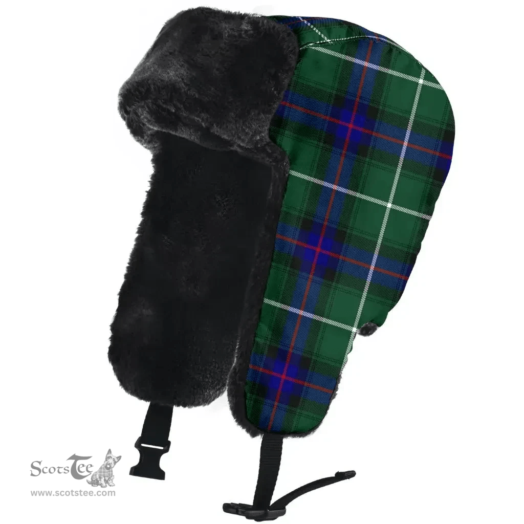 Scottish MacDonald of the Isles Clan Tartan Trapper Hat - Classic Scottish Plaid Tartan Plaid