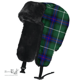 Scottish MacDonald of the Isles Clan Tartan Trapper Hat - Classic Scottish Plaid Tartan Plaid