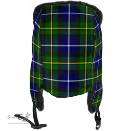 Scottish MacNeil of Barra Clan Tartan Trapper Hat - Classic Scottish Plaid Tartan Plaid