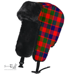Scottish Gow of Skeoch Clan Tartan Trapper Hat - Classic Scottish Plaid Tartan Plaid