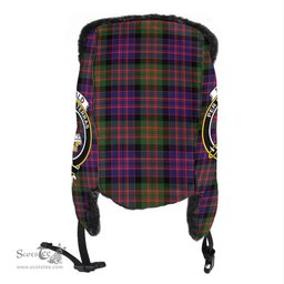 Scottish MacDonald Modern Clans Tartan Trapper Hat - Crest Classic Scottish Plaid Tartan Plaid