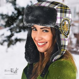 Scottish MacPherson Dress Modern Clans Tartan Trapper Hat - Crest Classic Scottish Plaid Tartan Plaid
