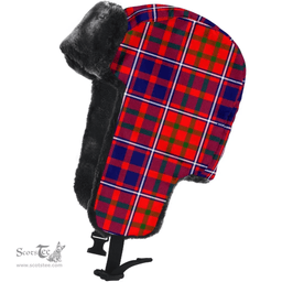 Scottish Cameron of Lochiel Clan Tartan Trapper Hat - Classic Scottish Plaid Tartan Plaid