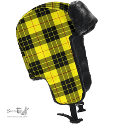 Scottish MacLeod of Lewis Modern Clan Tartan Trapper Hat - Classic Scottish Plaid Tartan Plaid