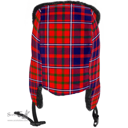 Scottish Cameron of Lochiel Clan Tartan Trapper Hat - Classic Scottish Plaid Tartan Plaid