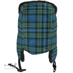 Scottish Robertson Hunting Ancient Clan Tartan Trapper Hat - Classic Scottish Plaid Tartan Plaid