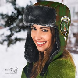 Scottish Maxwell Hunting Clans Tartan Trapper Hat - Crest Classic Scottish Plaid Tartan Plaid
