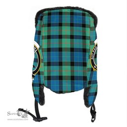 Scottish Gunn Ancient Clans Tartan Trapper Hat - Crest Classic Scottish Plaid Tartan Plaid
