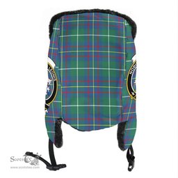 Scottish Inglis Ancient Clans Tartan Trapper Hat - Crest Classic Scottish Plaid Tartan Plaid