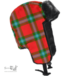 Scottish MacLaine of Loch Buie Clan Tartan Trapper Hat - Classic Scottish Plaid Tartan Plaid